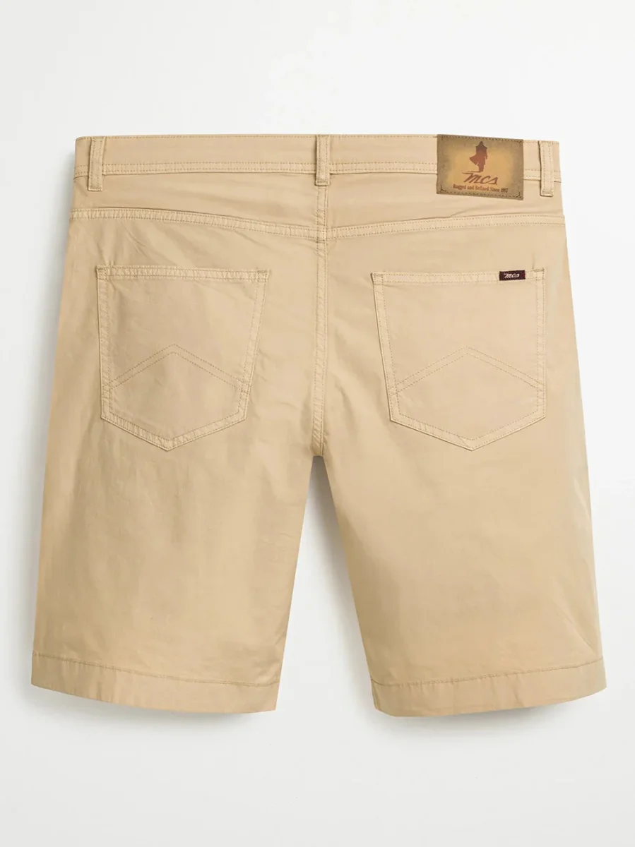 Bermuda MCS 5 Tasche in gabardina di Cotone Stretch beige 12MSP001 - immagine 3