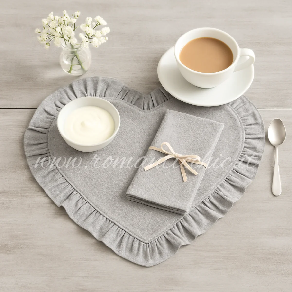 Set Americano Cuore Element Lovely Shabby - immagine 4